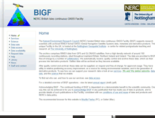 Tablet Screenshot of bigf.ac.uk